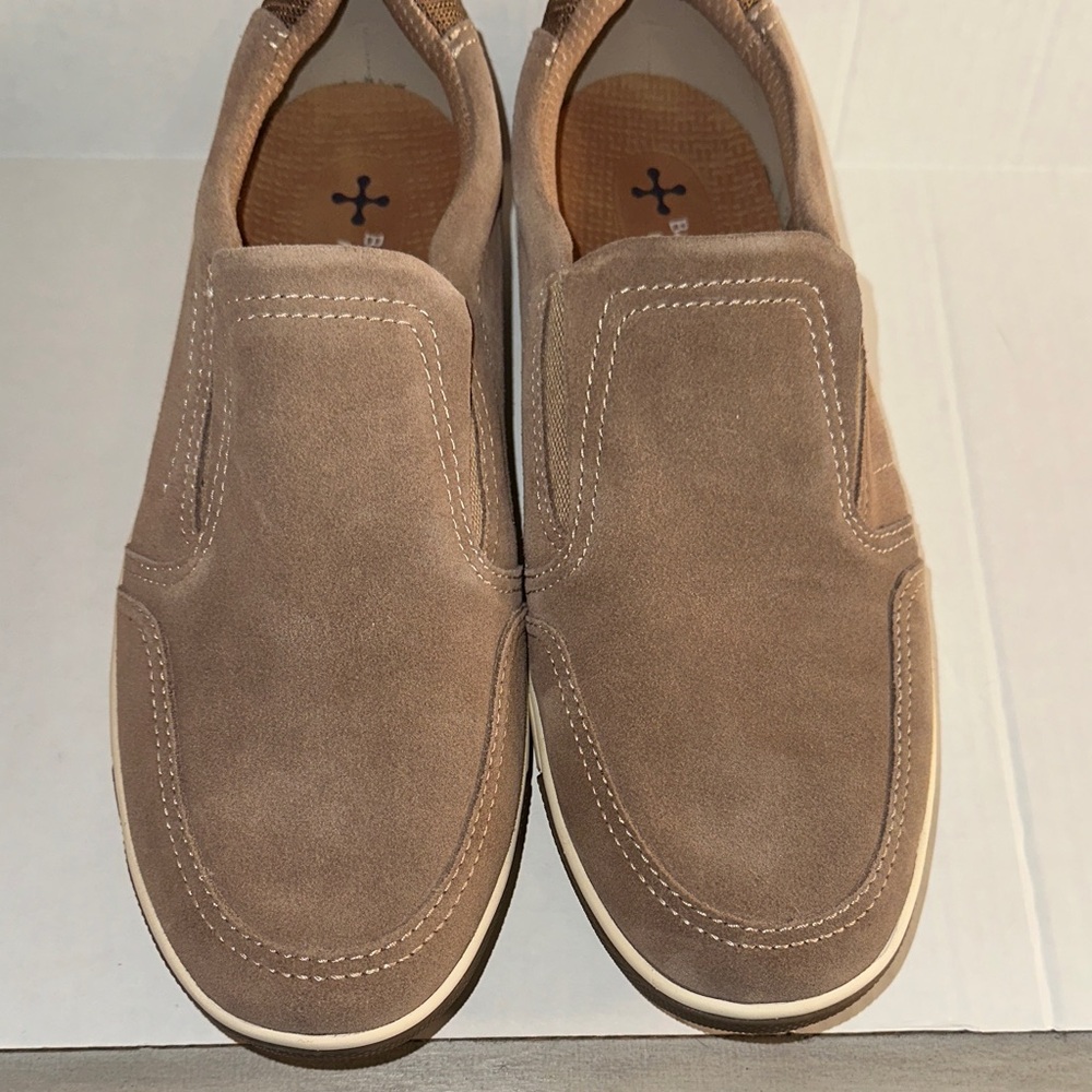 BareTraps Men's Brown‎ Suede Slip-On Loafers